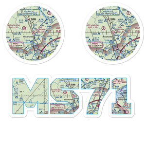 Slobovia Outernational Airport (MS71) VFR Sectional Sticker Pack