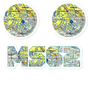 Davis Field (MS62) VFR Sectional Sticker Pack