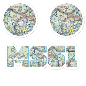 Simpson Field (MS61) VFR Sectional Sticker Pack