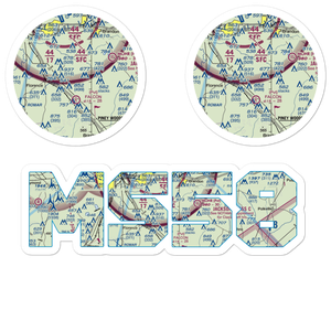 Tullos Field (MS58) VFR Sectional Sticker Pack