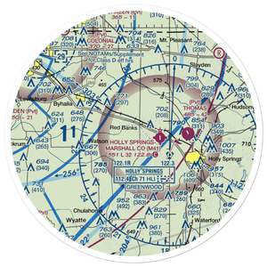 Schloss Adlers Airport (MS55) VFR Sectional Sticker (30 mile)