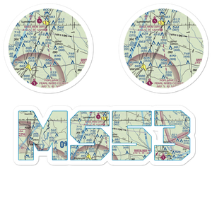 Wolf River Ranch Airport (MS53) VFR Sectional Sticker Pack