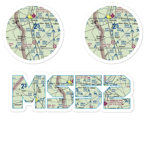 Leuth Flying Service Airport (MS52) VFR Sectional Sticker Pack