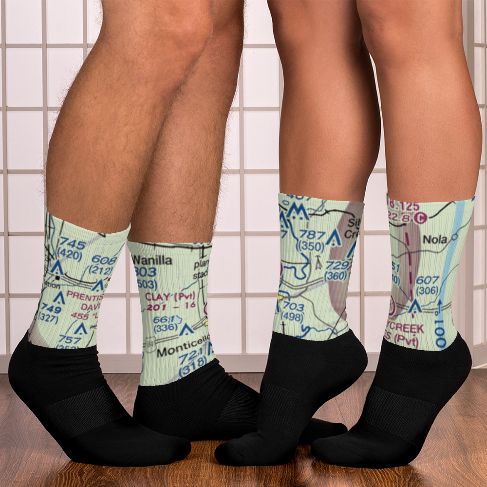 Clay Airport (MS50) VFR Sectional Socks 