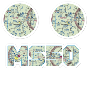 Clay Airport (MS50) VFR Sectional Sticker Pack