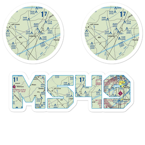 Mc Gehee Air Park (MS49) VFR Sectional Sticker Pack