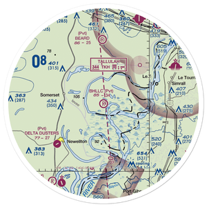 Dale Landing Strip (MS45) VFR Sectional Sticker (30 mile)