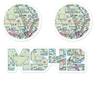 Mississippi Petrified Forest Airport (MS42) VFR Sectional Sticker Pack