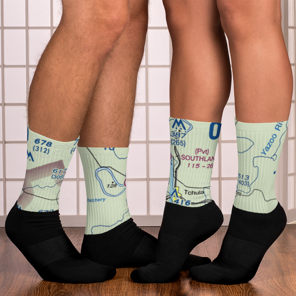 Southland Flying Service Inc. Airport (MS40) VFR Sectional Socks 