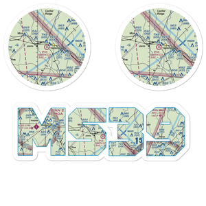 Smith County Airport (MS39) VFR Sectional Sticker Pack