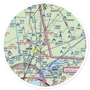 Supplejack Airport (MS36) VFR Sectional Sticker (30 mile)