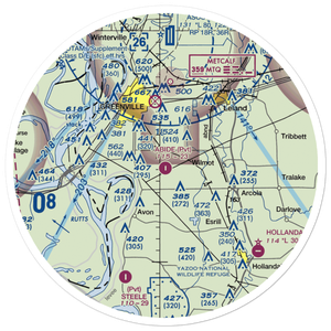 Abide Airpark (MS30) VFR Sectional Sticker (30 mile)
