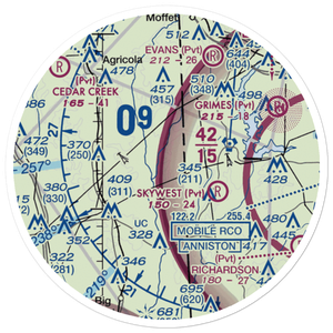 Aerohead Airport (MS27) VFR Sectional Sticker (20 mile)