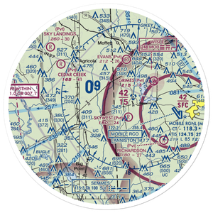 Aerohead Airport (MS27) VFR Sectional Sticker (30 mile)