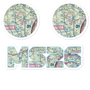 Cedar Creek Air Ranch Airport (MS26) VFR Sectional Sticker Pack