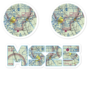 Huntley Airport (MS25) VFR Sectional Sticker Pack