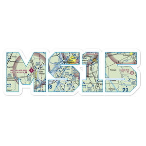 Country Club Airport (MS15) VFR Sectional Sticker