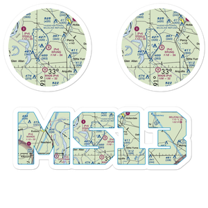 Eifling Farms Airport (MS13) VFR Sectional Sticker Pack