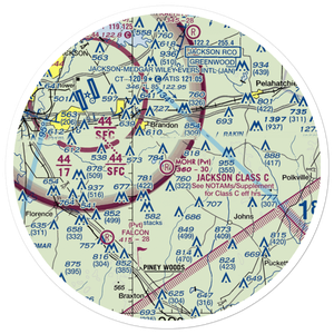 Mohr Farm Airport (MS11) VFR Sectional Sticker (30 mile)