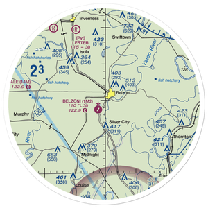Turner Field (MS10) VFR Sectional Sticker (30 mile)