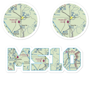 Turner Field (MS10) VFR Sectional Sticker Pack