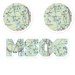 Linwood Airport (MS06) VFR Sectional Sticker Pack