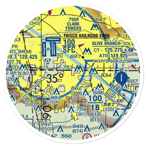 Double O Ranch Airport (MS00) VFR Sectional Sticker (20 mile)