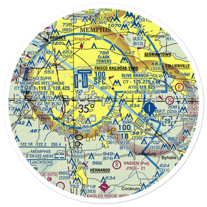 Double O Ranch Airport (MS00) VFR Sectional Sticker (30 mile)