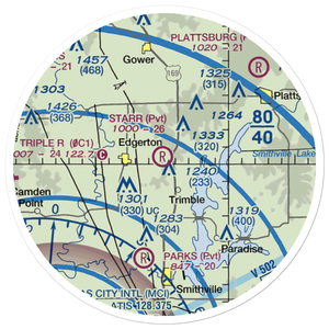 Starr Airport (MO94) VFR Sectional Sticker (20 mile)