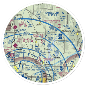 Starr Airport (MO94) VFR Sectional Sticker (30 mile)