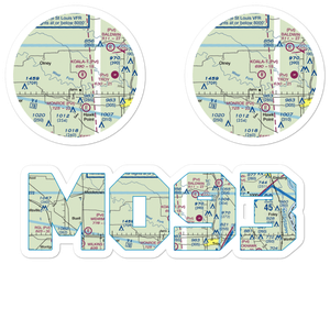 Keeven Air Ranch Airport (MO93) VFR Sectional Sticker Pack