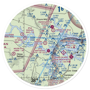 Bar-Vik Airport (MO89) VFR Sectional Sticker (30 mile)