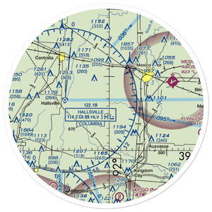 Feutz Airport (MO88) VFR Sectional Sticker (30 mile)