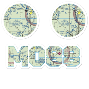 Feutz Airport (MO88) VFR Sectional Sticker Pack