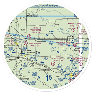 Sanctuary Airport (MO86) VFR Sectional Sticker (30 mile)