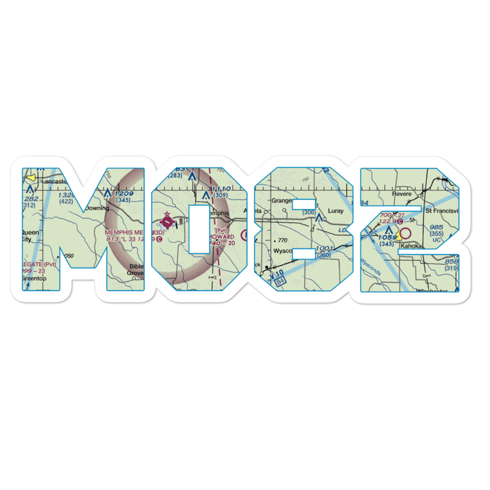 Howard Airport (MO82) VFR Sectional Sticker 