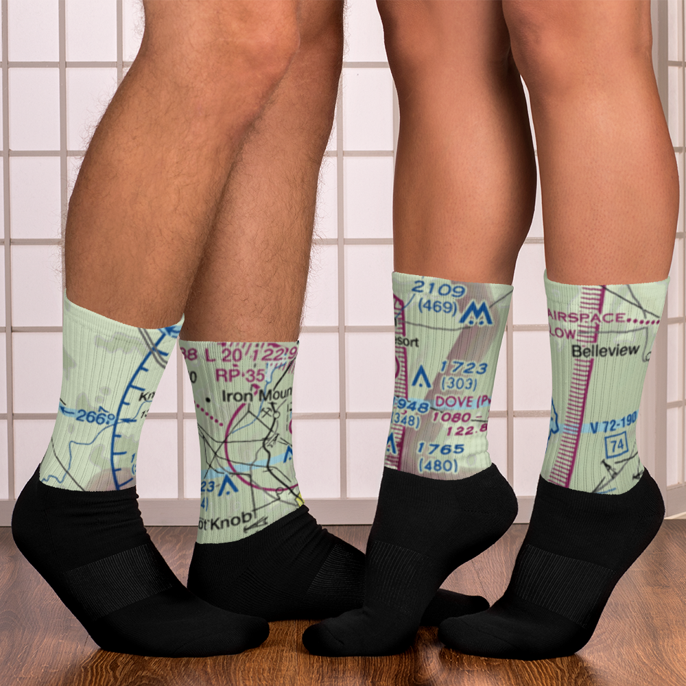 Dove Airstrip (MO81) VFR Sectional Socks 