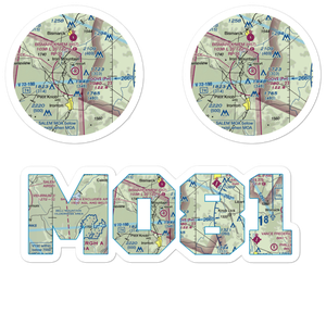 Dove Airstrip (MO81) VFR Sectional Sticker Pack