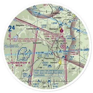 Sky Ranch Ii Airport (MO79) VFR Sectional Sticker (30 mile)