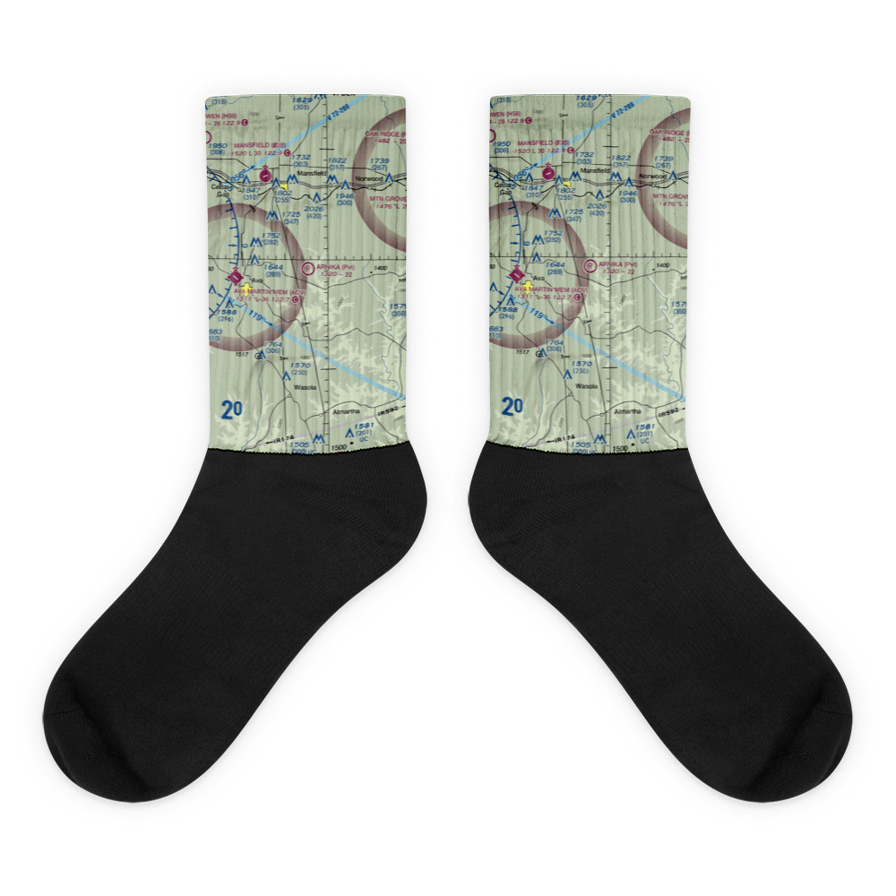 Arnika Ranch Airport (MO77) VFR Sectional Socks 