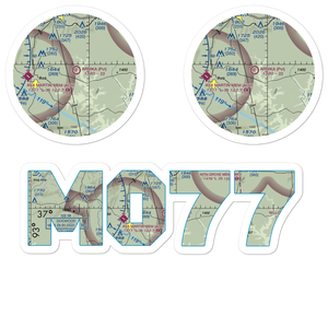 Arnika Ranch Airport (MO77) VFR Sectional Sticker Pack