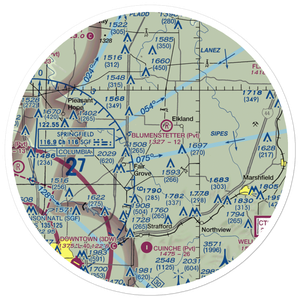 Eads Ridge Airport (MO68) VFR Sectional Sticker (30 mile)