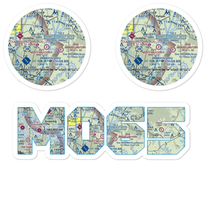 Misty Meadows Airport (MO65) VFR Sectional Sticker Pack