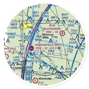 K & N Field (MO59) VFR Sectional Sticker (20 mile)