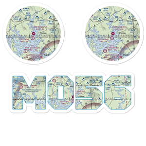 Lost Mine Airport (MO56) VFR Sectional Sticker Pack
