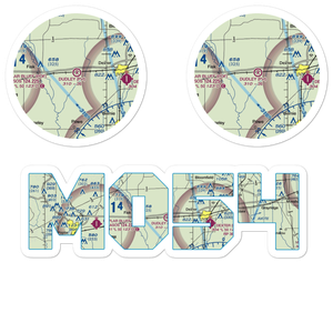 Dudley Airport (MO54) VFR Sectional Sticker Pack