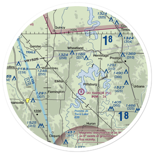 Skyriders Airport (MO52) VFR Sectional Sticker (30 mile)