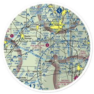 Five Mile Airport (MO49) VFR Sectional Sticker (30 mile)