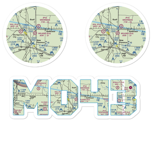 Wilkins Airport (MO43) VFR Sectional Sticker Pack