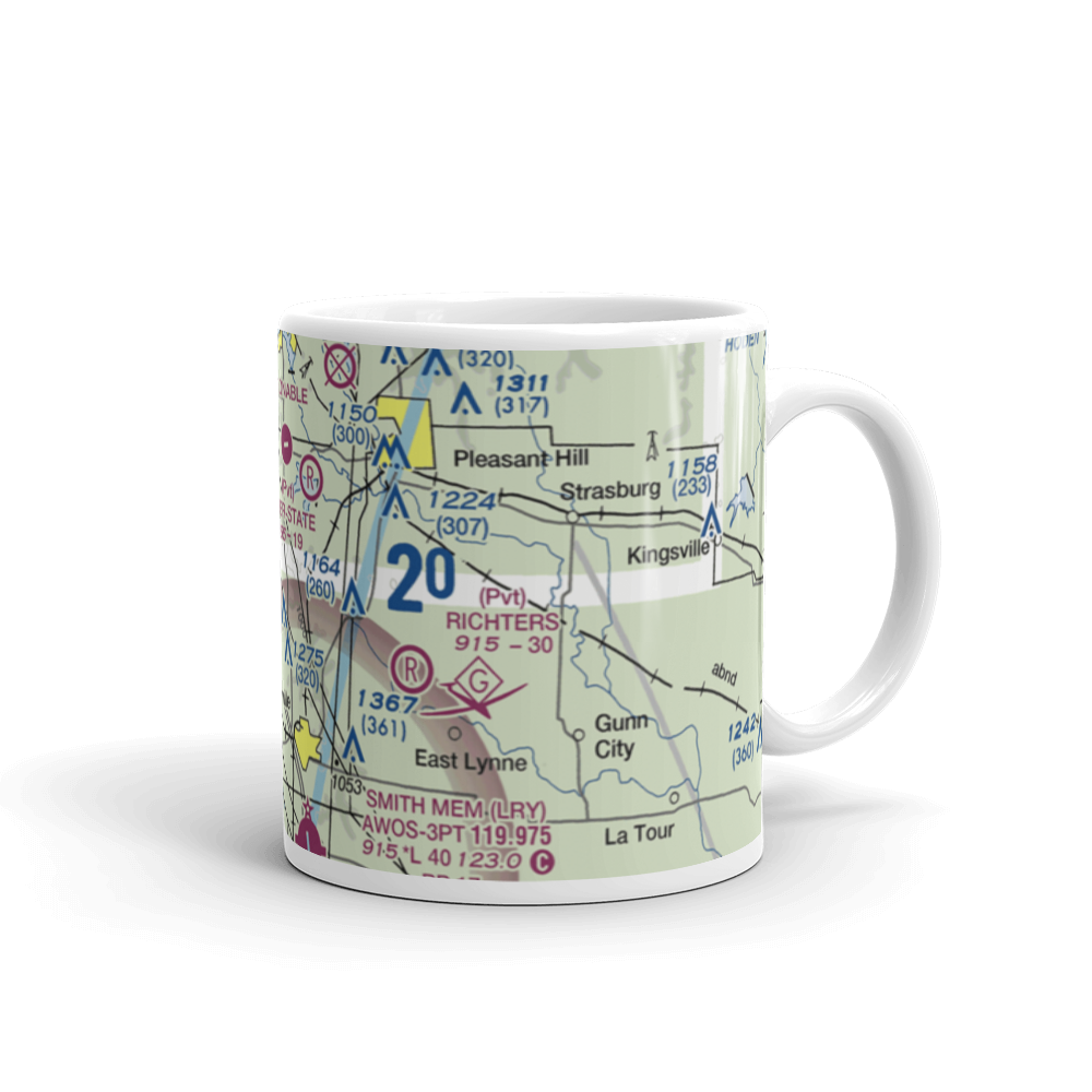 Ridgeview Ranch Airport (MO37) VFR Sectional  Mug 